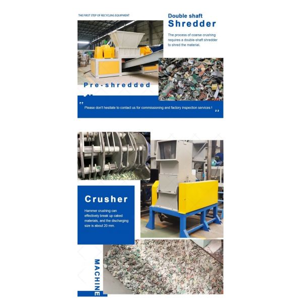 OEM E-waste Electronic Scrap Automatic Garbage Recycling Waste Sorting Plant Line System