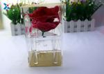 Valentine ' S Fresh Rose Transparent Gift Box , Acrylic Flower Case Chemical