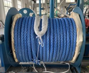 Wholesale 30mmx220m Blue Uhmwpe Rope 12 Strand Marine Braided Spectra Cord from china suppliers