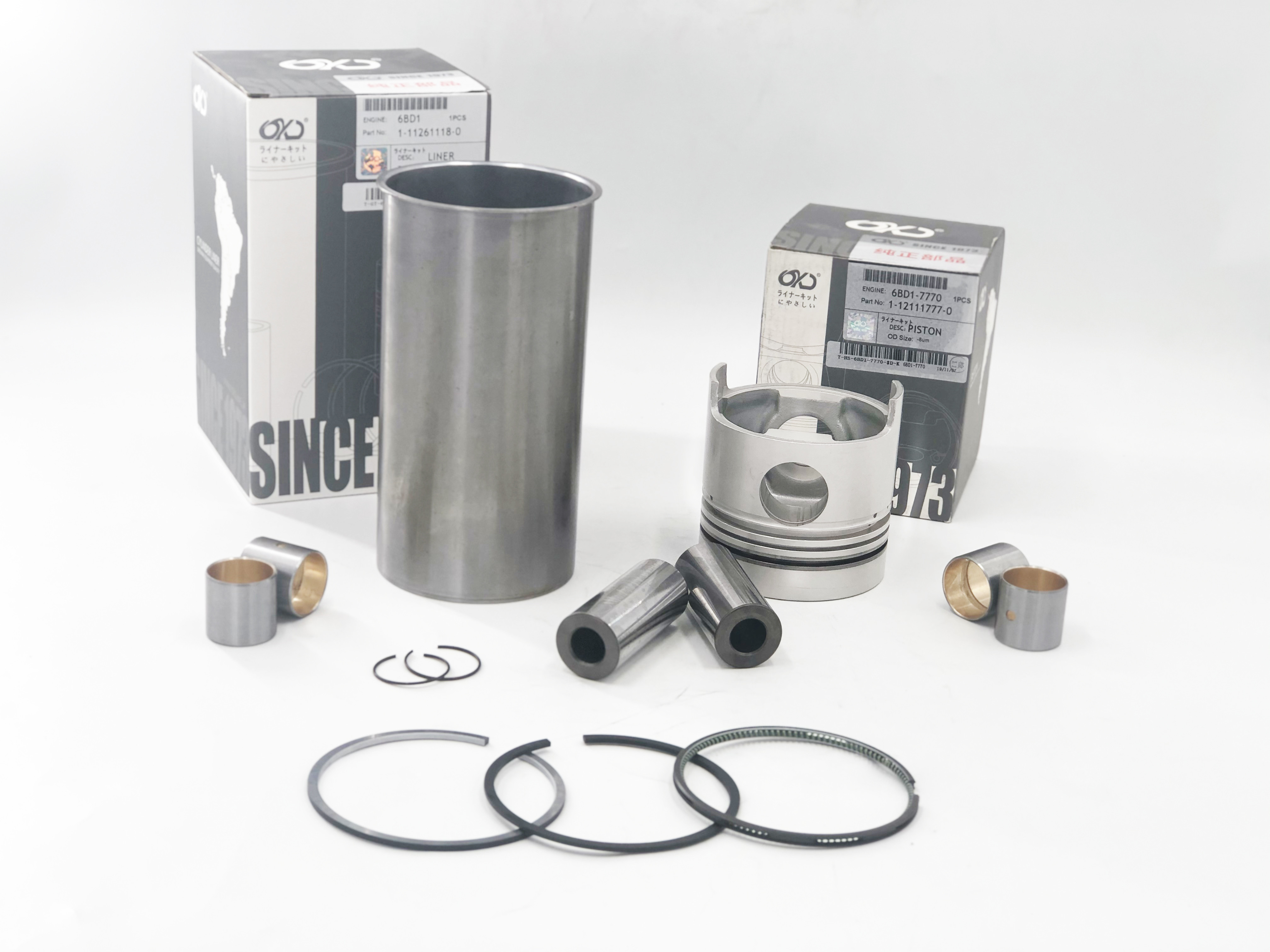 Antirust Isuzu Engine Parts 6bd1 Overhaul Kit Piston Piston Ring Set Liner
