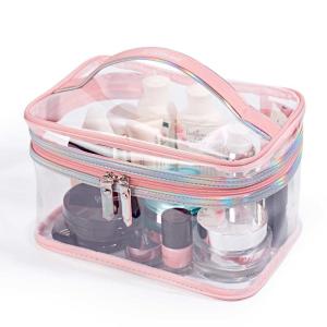 Wholesale Large Capacity Clear PVC Cosmetic Bag One Compartment from china suppliers