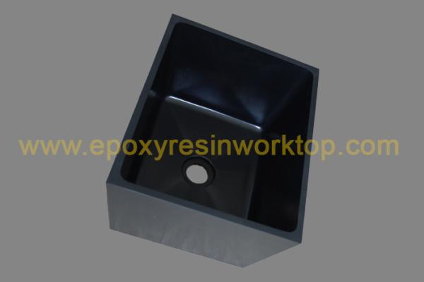 Molded marine edge epoxy undermount sink lab furniture for pharmaceutical