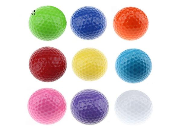 Outdoor Promotional Bulk Golf Balls With Rubber & Surlyn Material , 42.6-42.8mm
