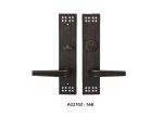 89mm 608mm American Door Handles Matte Black Exterior Grip Set Door Handle