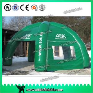 Wholesale Outdoor PVC Coated Giant Cube Inflatable spider Tent With Color Change Light / Air Blower from china suppliers