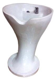 Wholesale Fiberglass Salon Equipment Parts Free Standing Sink With 82cm Height from china suppliers
