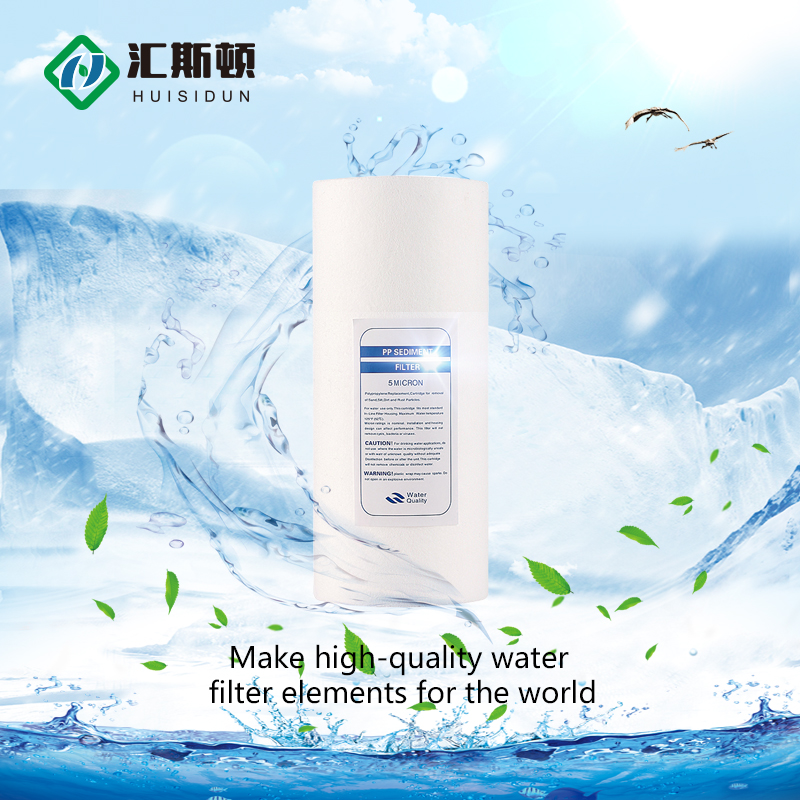 10 Inch Primary Filter Water Treatment Melt Blown Cartridge PP Cotton for Reverse Osmosis