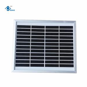 Wholesale Zhiwang 2.5W Portable Tempered Glass Solar Panels ZW-2.5W-12V Glass Laminated Solar Panels 12V from china suppliers