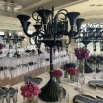 Black Candelabra Centerpieces Wedding Crystal Candelabra Candle Holder Glass Big