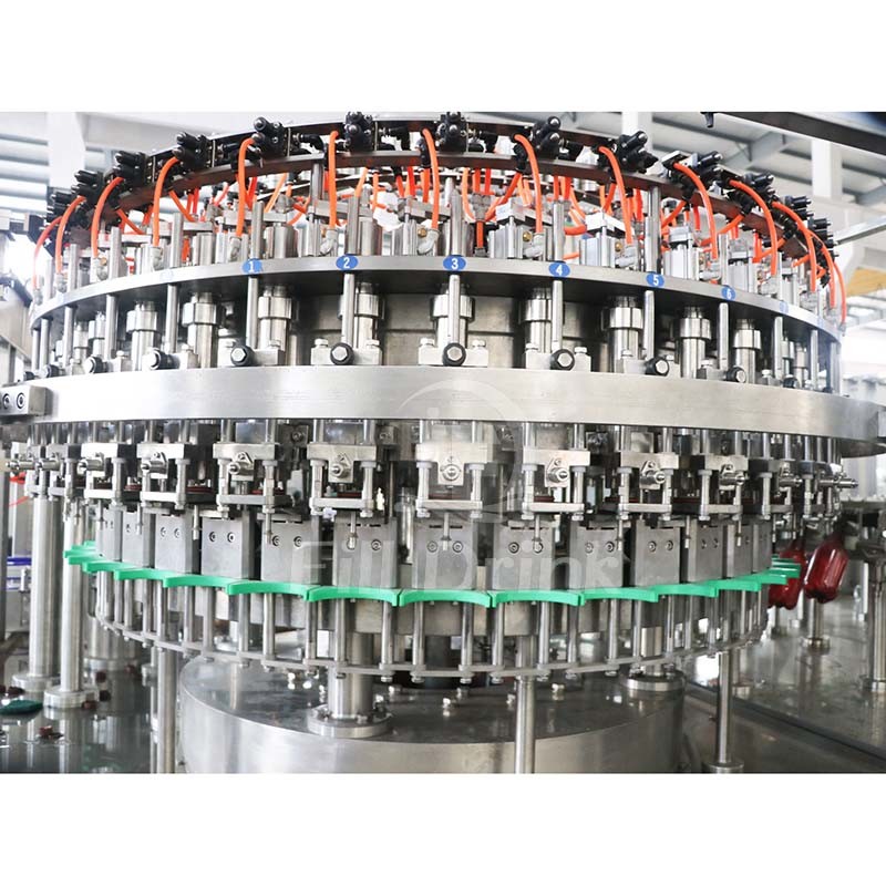 Light Checker Beer Filling Machine 5000BPH Touch Screen High Temperature