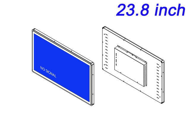 23.8-Inch Embedded Monitor for Medical Displays, Industrial Equipment Interfaces, Smart Home Panels, and Public Information Terminals