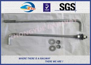 Wholesale Custom Anchor Bolts L Shaped Railway Bolt with HDG , 90 Degree Bend from china suppliers