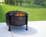 30 Inch 26.4 Pounds Portable Charcoal Fire Pit Outdoor Warming Bbq