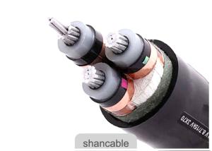 Wholesale Custom Made XLPE Copper Cable / Black Insulation Underground Power Cable from china suppliers