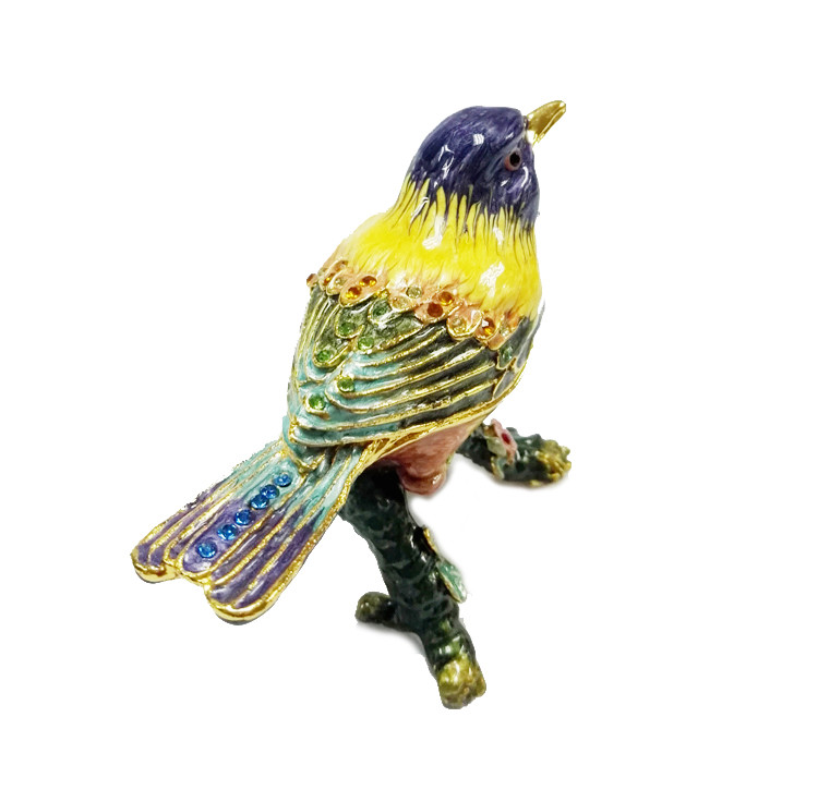 jewelry boxes for women small metal trinket box bird trinket jewelry box