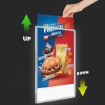 Powerful Custom Menu Board Aluminum Frame Light Box for Restaurant Cinema