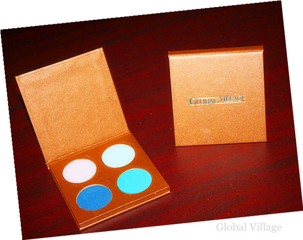 4 Position Makeup Highlight Contour Palette Foil Stamping Pearl Paper