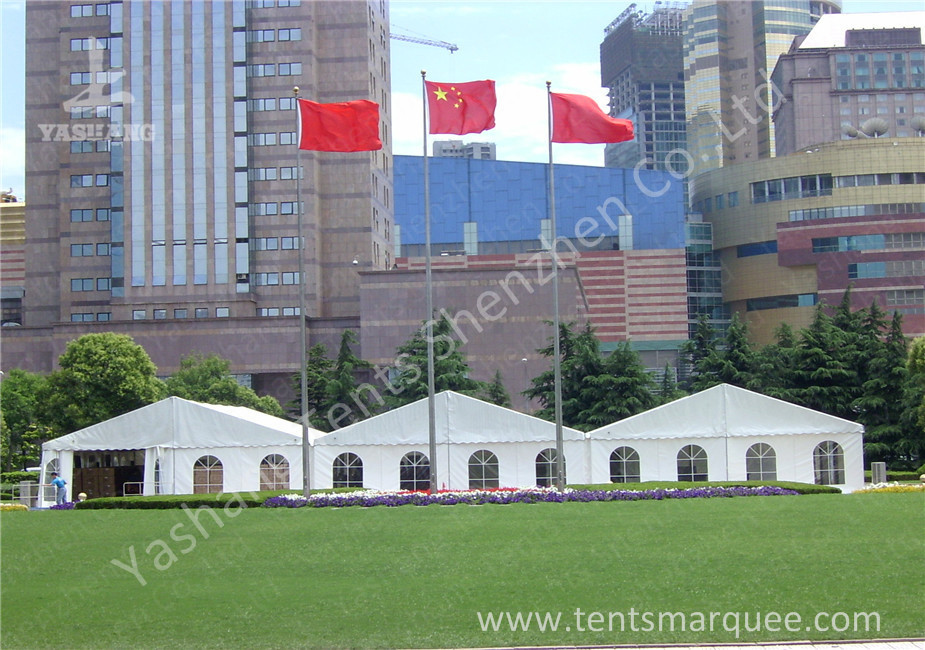 Aluminum Framed outdoor event canopy Tent Hard Glass and ABS Wall Designed
