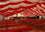 200 People Luxury Outdoor Wedding Tent With Decorations Water Retardant PVC