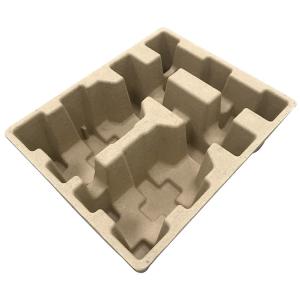 Wholesale Compostable Recycled Paper Tray Dry Pressed Ecofriendly SGS Approved from china suppliers