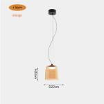 Nordic Simple Colorful Glass Restaurant Pendant Lamps For Bar Living Dining Room