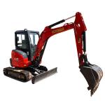 Used U35 Kubota Excavators Small Size 0.1m3 Bucket Capacity Original Version