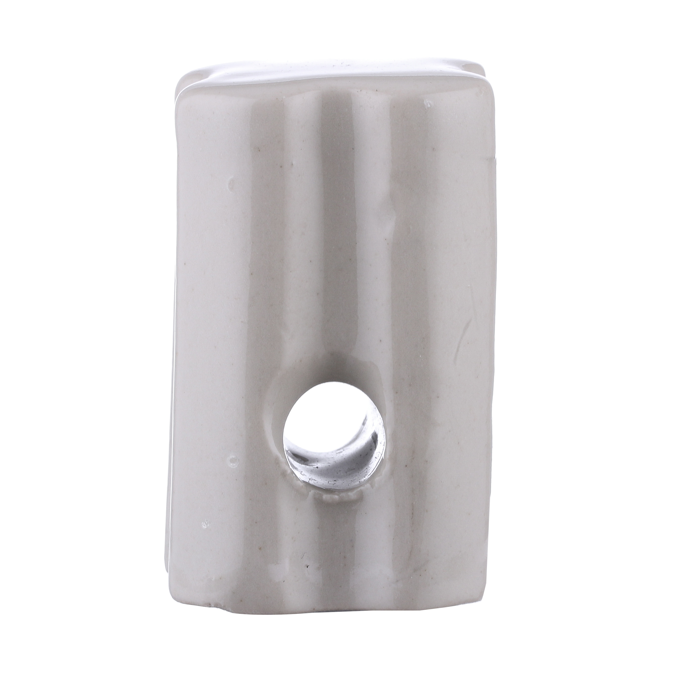 11mm Hole Diameter 42mm Bullnose Porcelain Electric Fence Insulator