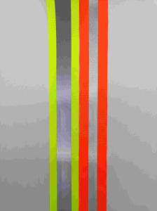 Wholesale Orange Fluorescent Green Reflective Tape Ribbon Safety With Heat Transfer Reflective Film Woven Reflective Tape from china suppliers