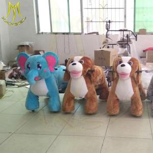 Wholesale Hansel hot sale stuffed kids walking battery operated ride on animals from china suppliers
