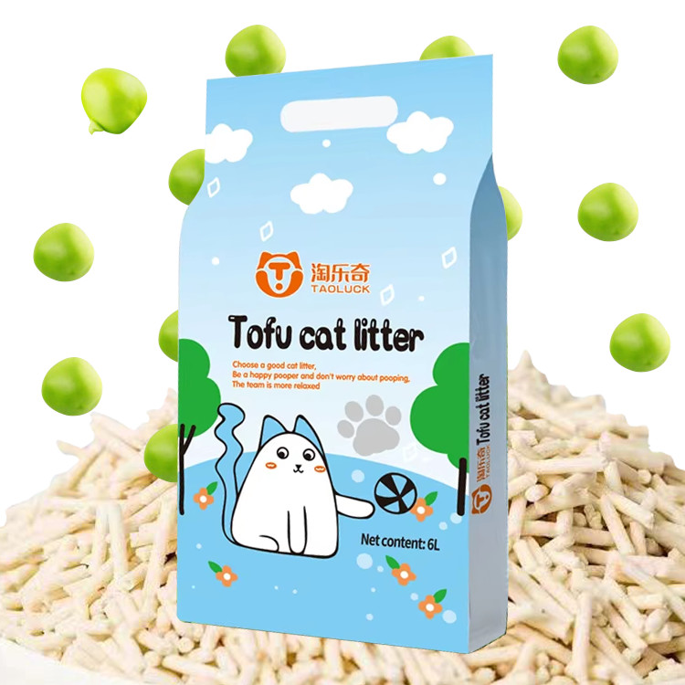 ODM Flushable Tofu Cat Litter Sand Green Tea Toilet Flushable Cat Litter