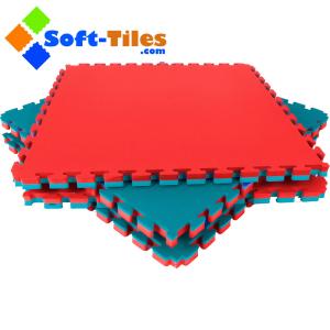 Wholesale Red Green 120kg/Cbm 20mm Foam Gymnastics Mat 1m*1m from china suppliers