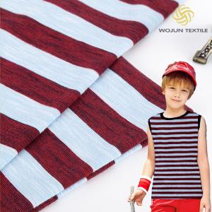 Wholesale Hygroscopicity Striped Cotton Fabric Skin Friendly Texture For Casual Wear from china suppliers