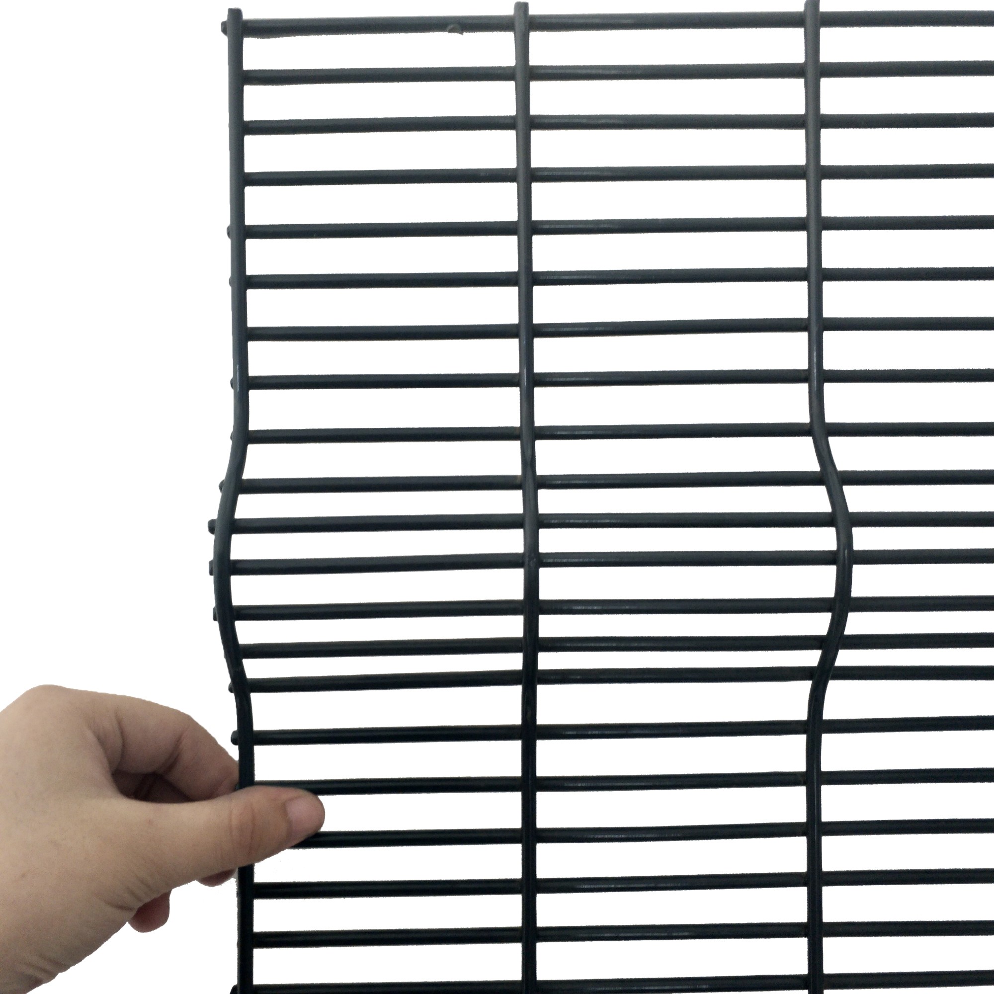 Powder Coated Clear View Anti Climb Metal Fencing , 358 Security Fence