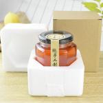 Food Grade Recyclable 380ml Hexagon Glass Honey Jars 13*13*13cm