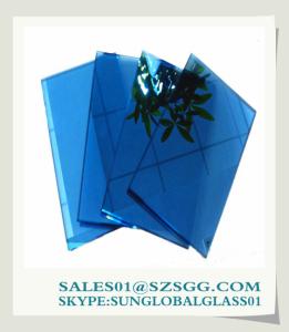 Wholesale Top quality 6mm Dark Blue Reflective Glass from china suppliers