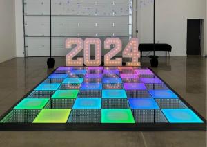Wholesale Stage LED Dance Floor Panel Waterproof Full Color Anti-collison LED dance floor Tiles from china suppliers