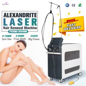 Wholesale Alexandrite Laser Hair Removal Machine ND YAG 4000W 755nm 1064nm from china suppliers