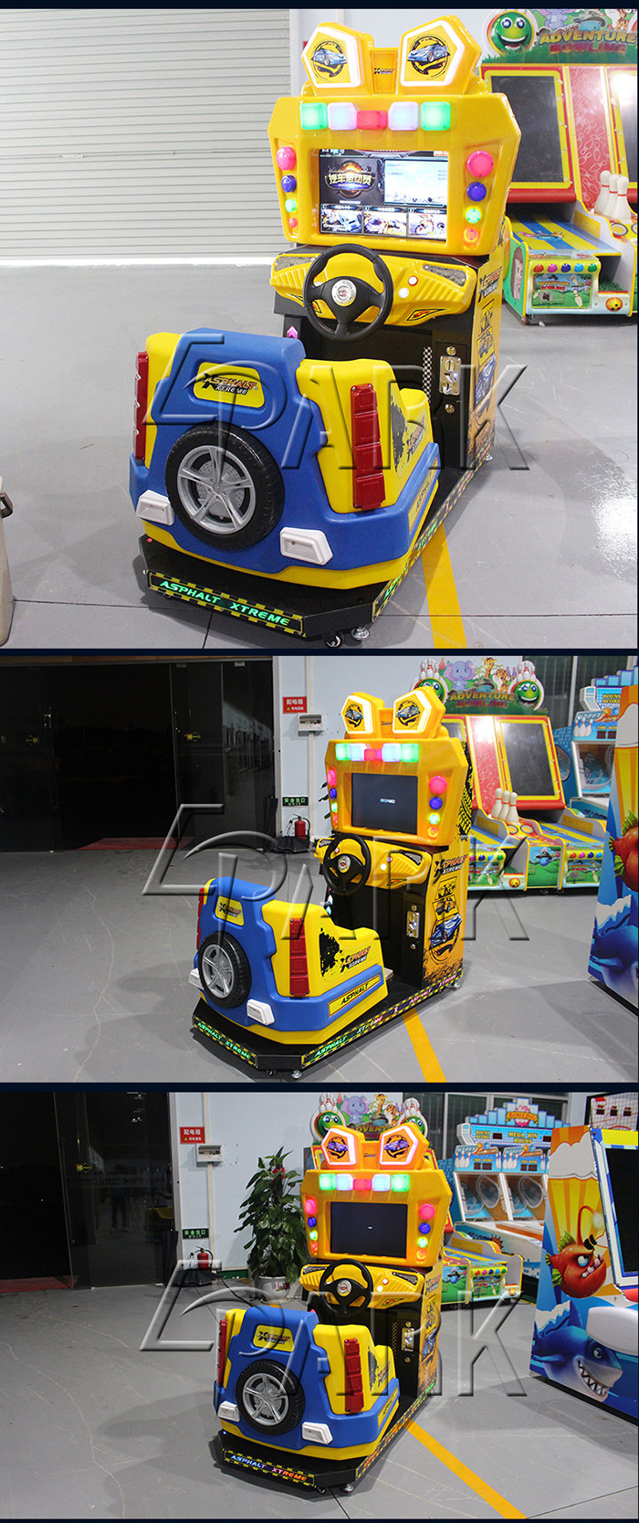 Entertainment Amusement Arcade Coin Operated Equipment Racing Video Game Machine