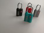 Popular TSA Travel Locks Colorful Three Digit Combination Lock 28.1g Weight
