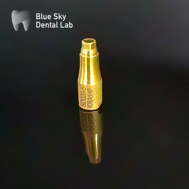 Metal Osstem Implant Scan Body Golden 5mm Hiossen Scan Body