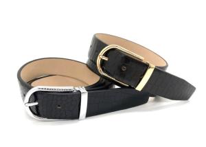 Wholesale Fashion Black 140CM Crocodile Leather Men Formal Belt from china suppliers