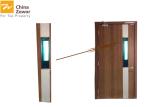 Walnut Wood Grain Finish Fire Safety Door 16/18 Gal Steel Sheet Swing Opening