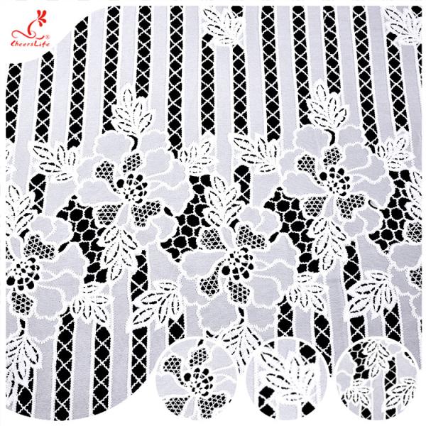 Embroidery African Lace Fabric For Party & Wedding Nigerian Lace Fabric Milk