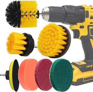 Wholesale Brush Attachment Drill Set 7 Pieces Cleaning Brush Extensions Brush from china suppliers