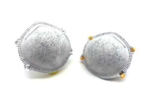 Wholesale Durable Carbon Filter Dust Mask 4 Layer Anti Bacterial Adjustable Aluminum Nose Clip from china suppliers