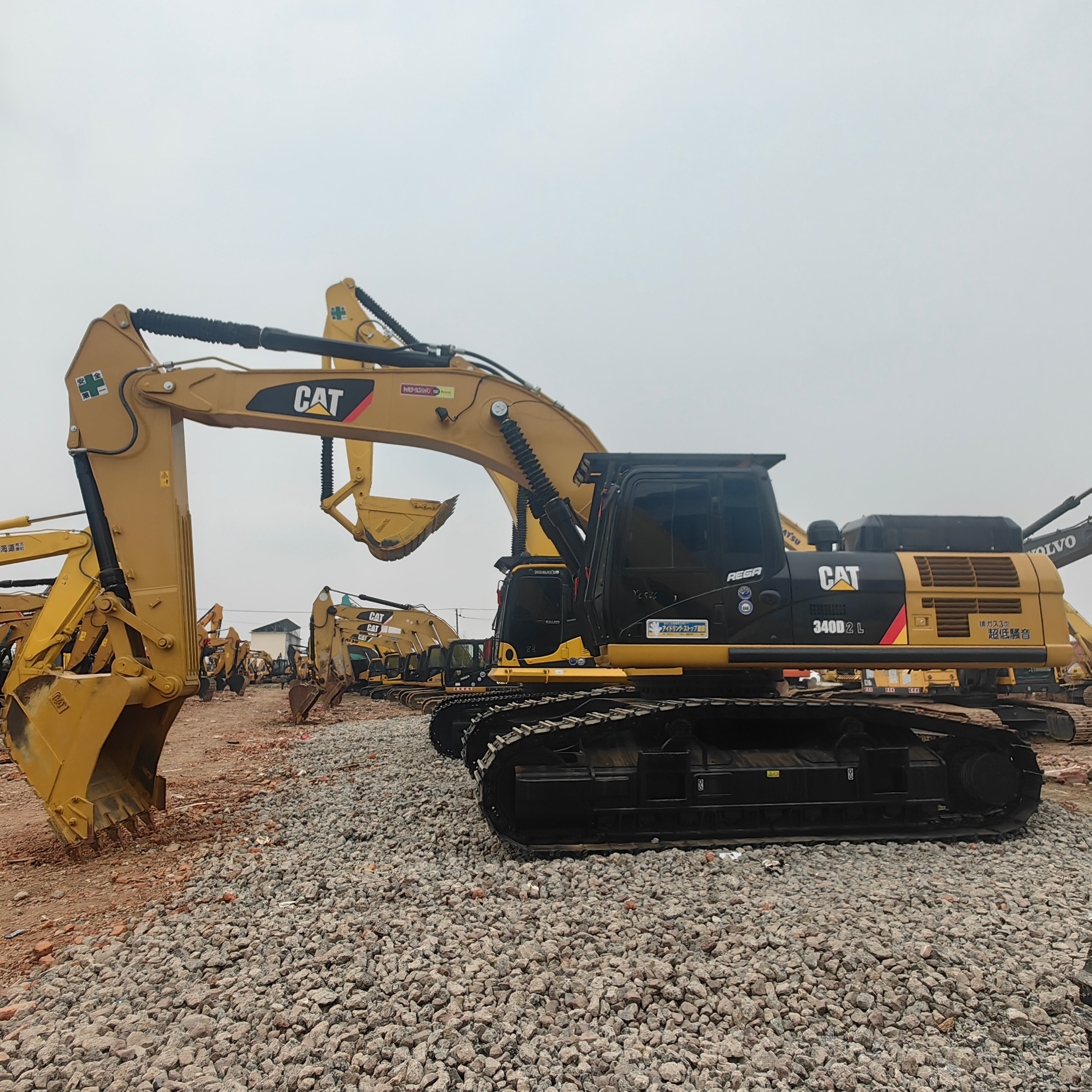 Used CAT 340D2L Excavators Heavy 40Ton Caterpillar Hydraulic System Machinery