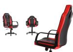 0.224 CBM 11.5kg Leather Swivel Office Chair Reclining Swivel Gaming Chair 360