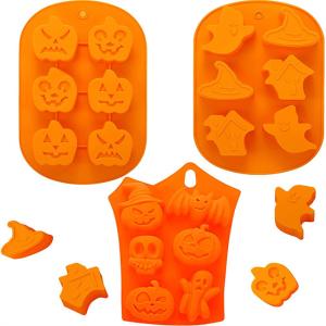 Wholesale Halloween Silicone Baking Moulds CU Approved Odorless Spotless from china suppliers