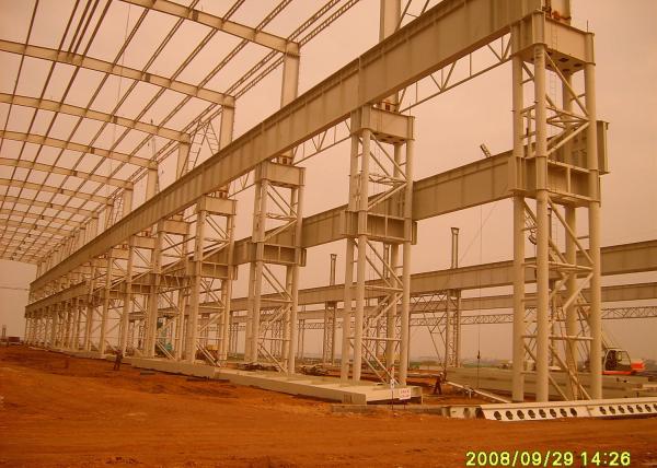 Industrial Steel Buildings / Heavy Engineering Steel Structure Workshop