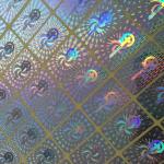 3D Custom Reflective Sticker Label Hologram Sticker, silver color laser anti